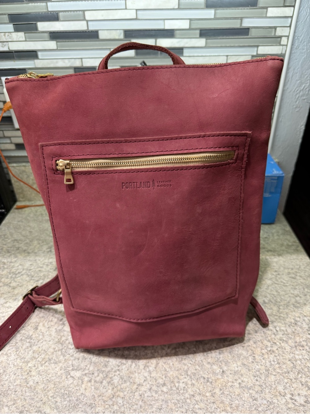 Portland Leather Foxglove Laptop Backpack